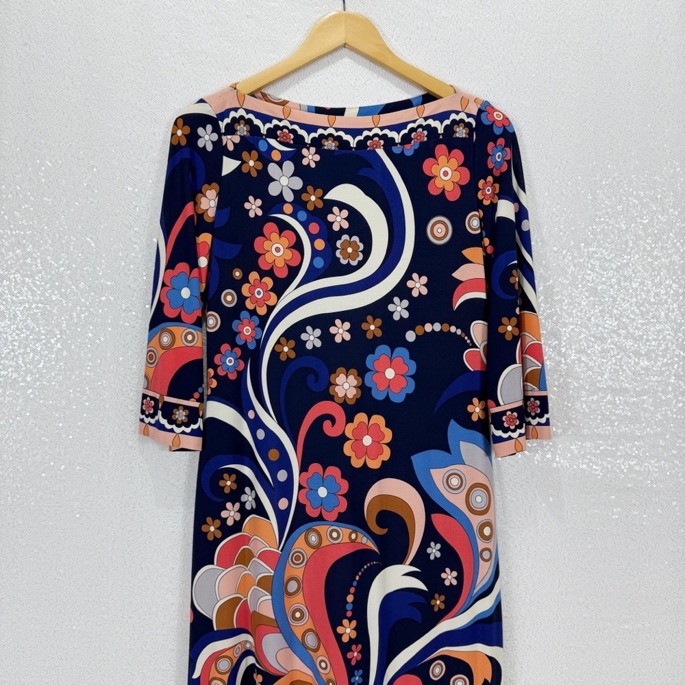 ELF Boho Floral Shift Multicolor Patterned Fabric - Picture 3 of 8